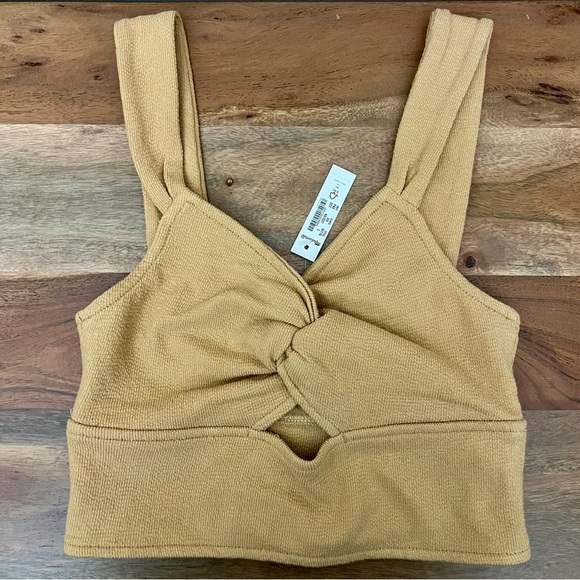 Madewell Knot Front Cropped Tank Top - Picture 6 of 11